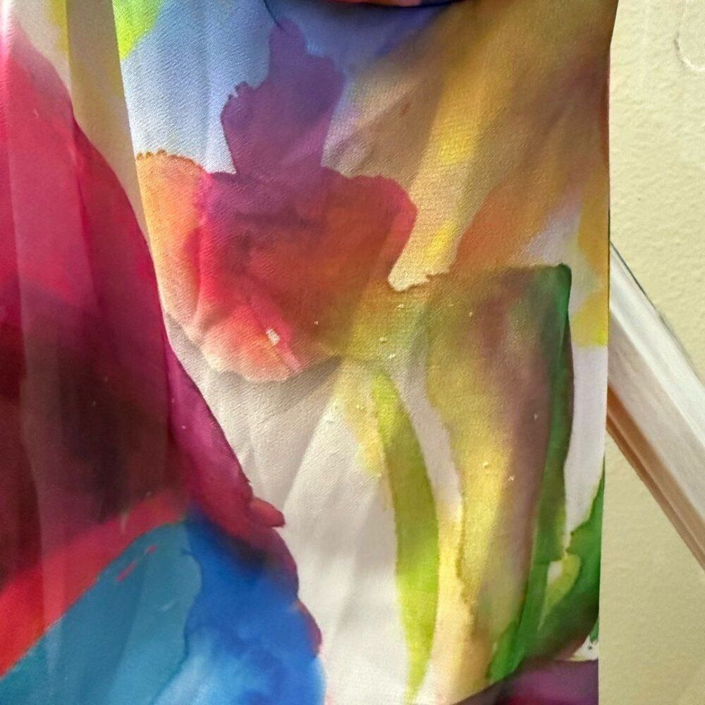 Liv Foster 
Floral Tie Dye Gown - Picture 9 of 9